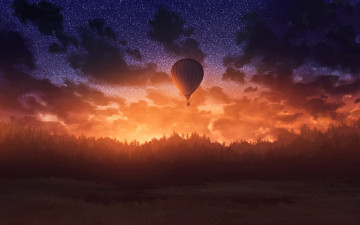 Картинка авиация воздушные+шары+дирижабли шар воздушный полет небо простор