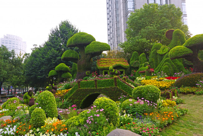 Обои картинки фото китай, ханьчжоу, природа, парк