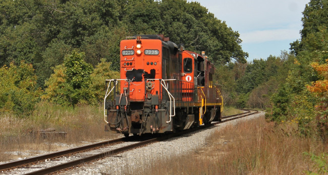 Обои картинки фото техника, локомотивы, железная, дорога, локомотив, состав