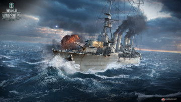 обоя видео игры, world of warships, симулятор, онлайн, world, of, warships, action