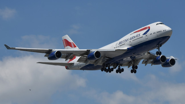 Обои картинки фото boeing 747-436, авиация, пассажирские самолёты, авиалайнер