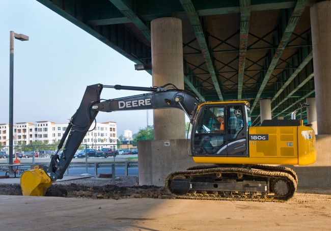 Обои картинки фото техника, экскаваторы, john, deere