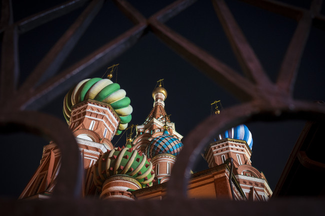 Обои картинки фото st,  basil`s cathedral, города, москва , россия, простор