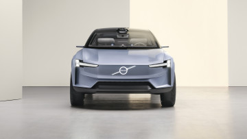 Картинка автомобили volvo concept recharge 2021 вид спереди вольво