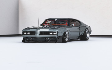 Картинка oldsmobile+442+widebody автомобили виртуальный+тюнинг oldsmobile 442 widebody американская классика и мощь