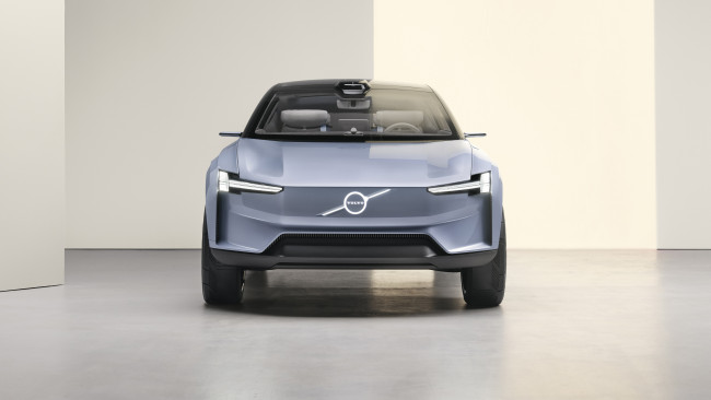 Обои картинки фото автомобили, volvo, concept, recharge, 2021, вид, спереди, вольво