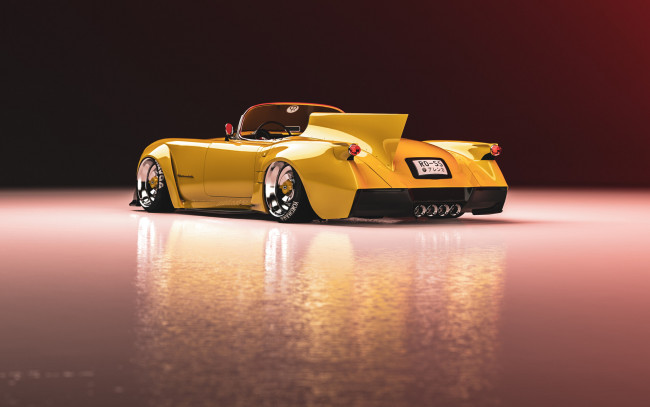 Обои картинки фото chevrolet corvette c1-c7, автомобили, виртуальный тюнинг, chevrolet, corvette, c1, c7, американская, классика, и, мощь