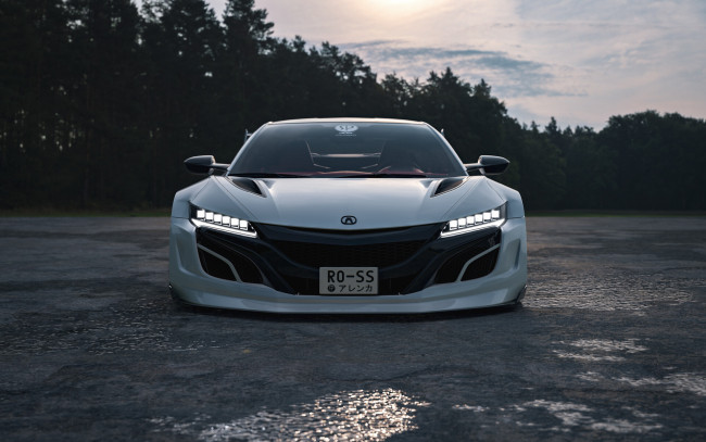 Обои картинки фото honda acura nsx widebody, автомобили, виртуальный тюнинг, honda, acura, nsx, widebody, эта, девчёнка, такую, грязь, может, варить, мама, мия