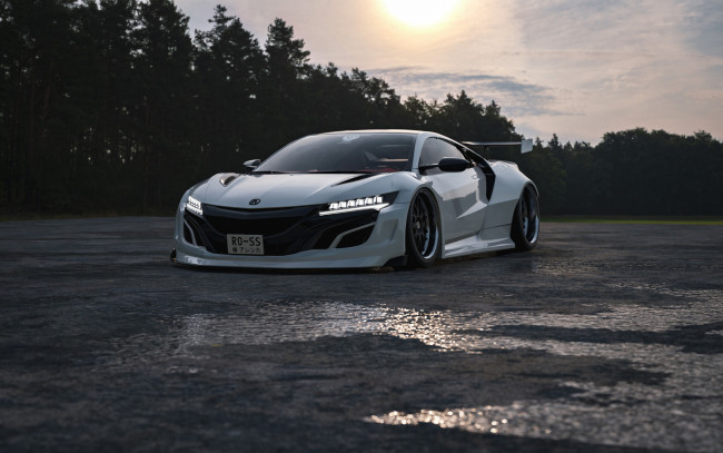 Обои картинки фото honda acura nsx widebody, автомобили, виртуальный тюнинг, honda, acura, nsx, widebody, эта, девчёнка, такую, грязь, может, варить, мама, мия