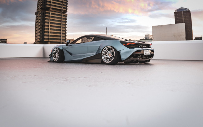 Обои картинки фото mclaren 720s widebody, автомобили, виртуальный тюнинг, mclaren, 720s, widebody, современная, классика, элегантность, и, мощь