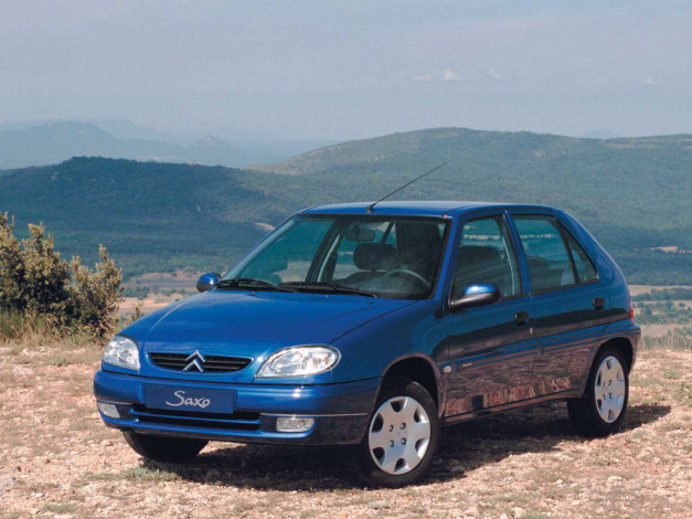 Обои картинки фото citroen, saxo, автомобили