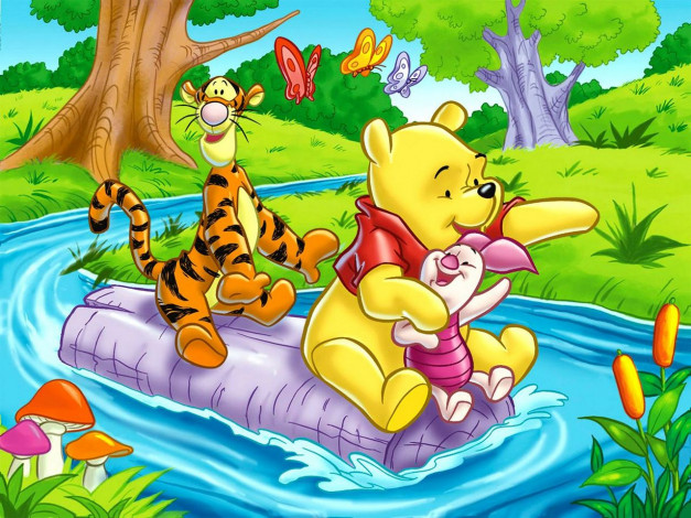 Обои картинки фото мультфильмы, winnie, the, pooh