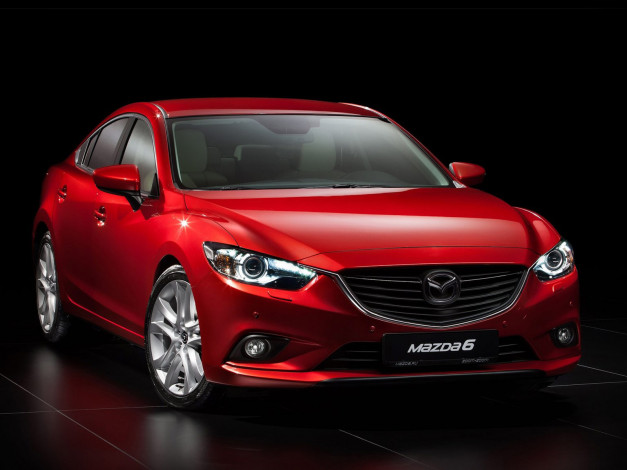 Обои картинки фото автомобили, mazda, sedan, 6