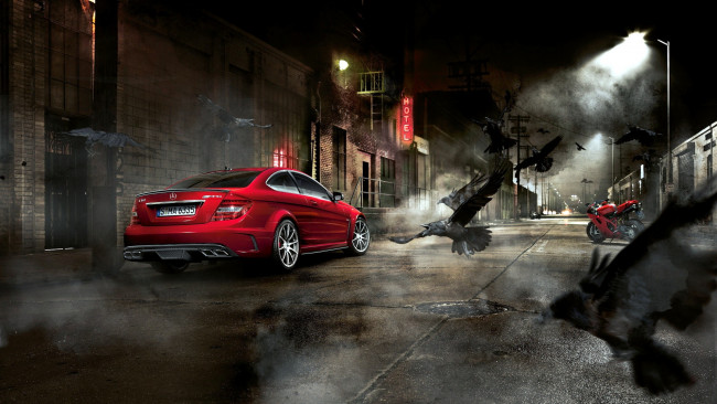 Обои картинки фото mercedes, coupe, автомобили, benz, скорость, мощь, стиль, автомобиль