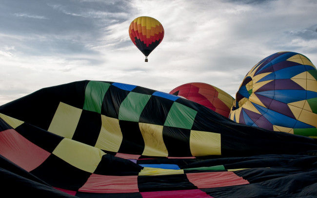 Обои картинки фото авиация, воздушные шары, solberg, airport, balloon, festival, sport
