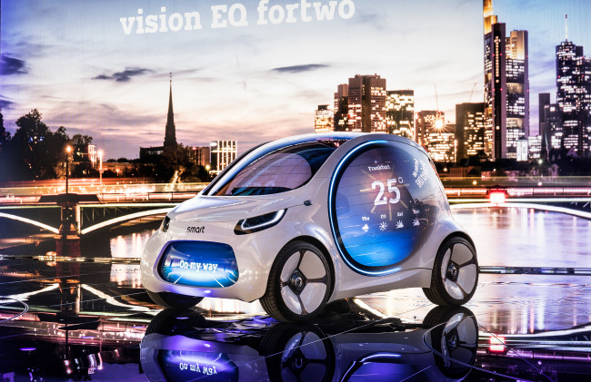 Обои картинки фото smart vision eq fortwo 2017, автомобили, smart, 2017, fortwo, eq, vision