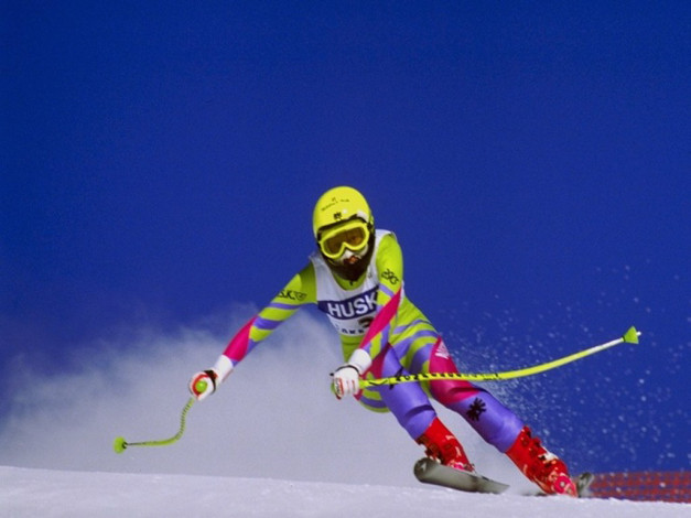Обои картинки фото лыжник, спорт, лыжный