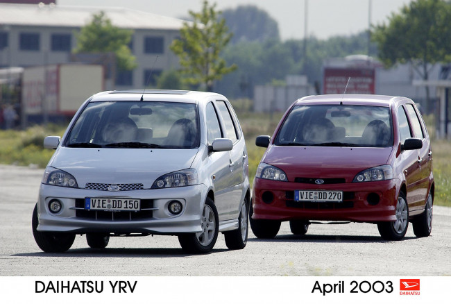 Обои картинки фото daihatsu, yrv, автомобили