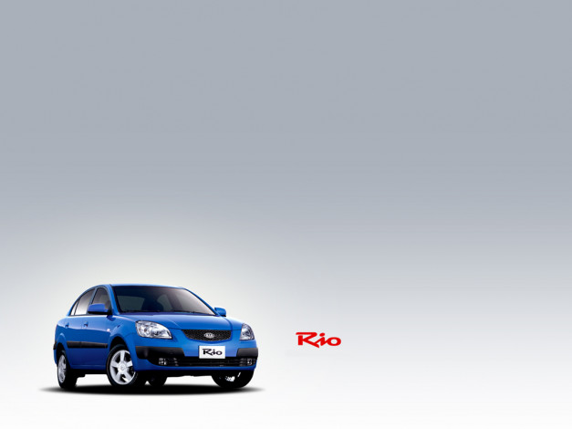 Обои картинки фото kia, rio, автомобили