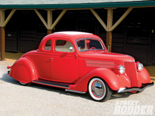 обоя 1936, ford, custom, coupe, автомобили, classic, car