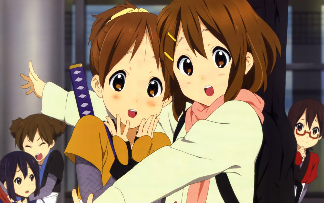 Обои картинки фото on, аниме, k-on