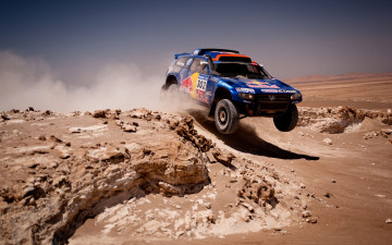 Картинка спорт авторалли touareg volkswagen dakar car пустыня гонка тень