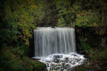 Картинка природа водопады Чешир bollington