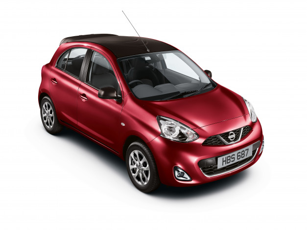 Обои картинки фото 2014 nissan micra, автомобили, nissan, datsun, металлик, micra, бордовый