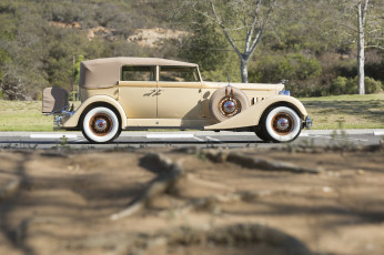 обоя автомобили, классика, 1107-743, 1934г, sedan, convertible, twelve, packard