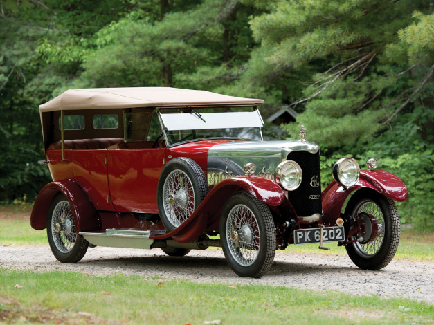 Обои картинки фото автомобили, классика, красный, 1929г, acedes-magna, tourer, ac