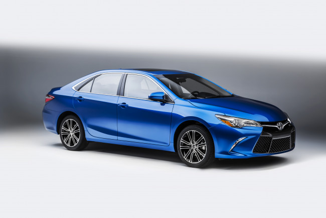 Обои картинки фото автомобили, toyota, 2015г, синий, edition, special, camry