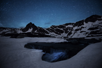 Картинка природа реки озера ночь пейзаж