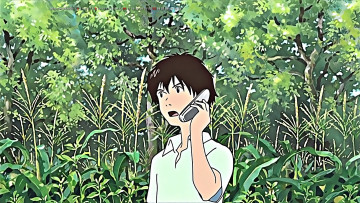 Картинка календари аниме разговор телефон парень листья мальчик calendar 2020