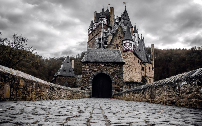 Обои картинки фото eltz castle, города, замки германии, eltz, castle