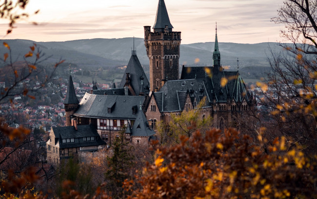 Обои картинки фото wernigerode castle, города, замки германии, wernigerode, castle