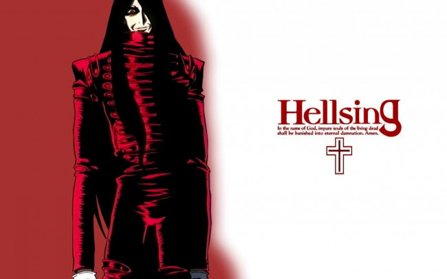 Обои картинки фото аниме, hellsing, алукард