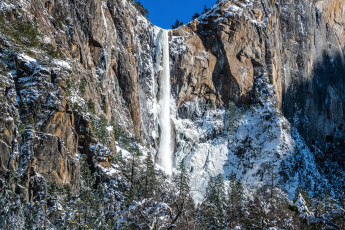 Картинка bridalveil+falls yosemite+np california природа водопады bridalveil falls yosemite np