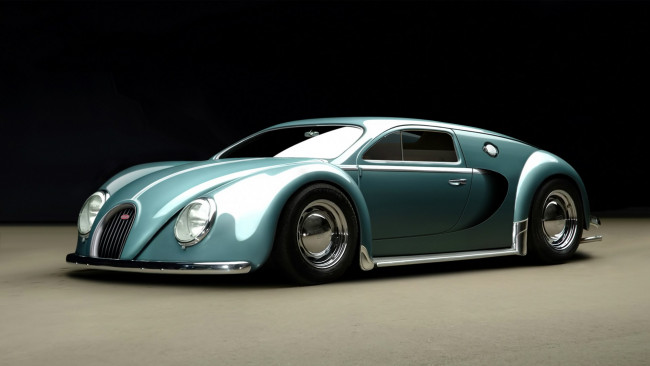 Обои картинки фото автомобили, виртуальный, тюнинг, bugatti, veyron, 1945