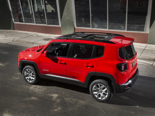 Картинка автомобили jeep красный 2014 latitude renegade