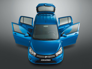 Картинка автомобили suzuki celerio синий 2014