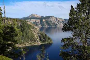 Картинка природа реки озера озеро лес горы