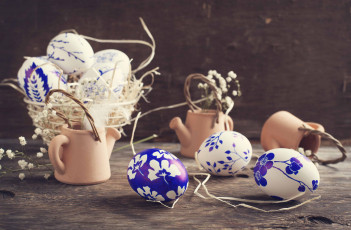 Картинка праздничные пасха праздник яйца