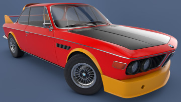 Картинка автомобили 3д 1973 bmw 30 csl