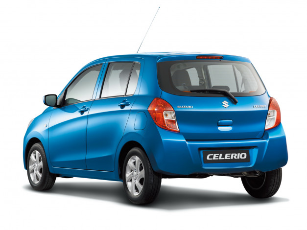 Обои картинки фото автомобили, suzuki, celerio, синий, 2014