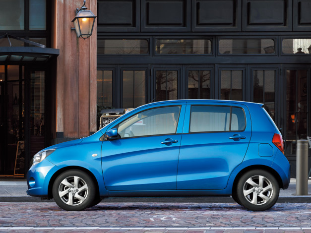 Обои картинки фото автомобили, suzuki, синий, 2014, celerio