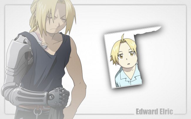 Обои картинки фото аниме, fullmetal alchemist, fullmetal, alchemist, портрет, блондин, парень, edward, elric