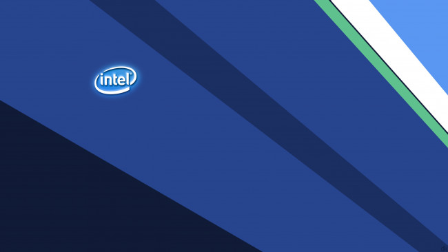 Обои картинки фото компьютеры, intel, фон, логотип