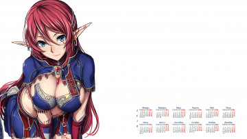 Картинка календари аниме лицо взгляд девушка