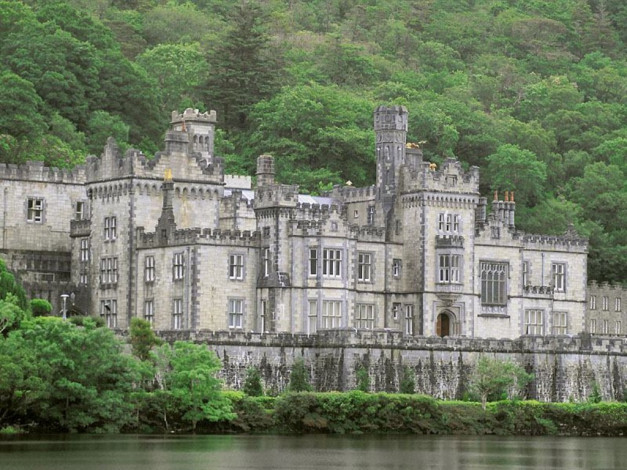 Обои картинки фото kylemore, abbey, города, дворцы, замки, крепости