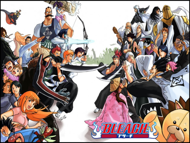 Обои картинки фото аниме, bleach